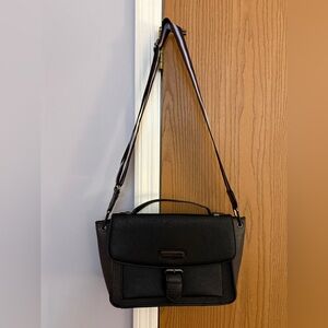 Adrienne Vittadini “The Earn Your Strops” Flap Top Satchel with Crossbody Straps